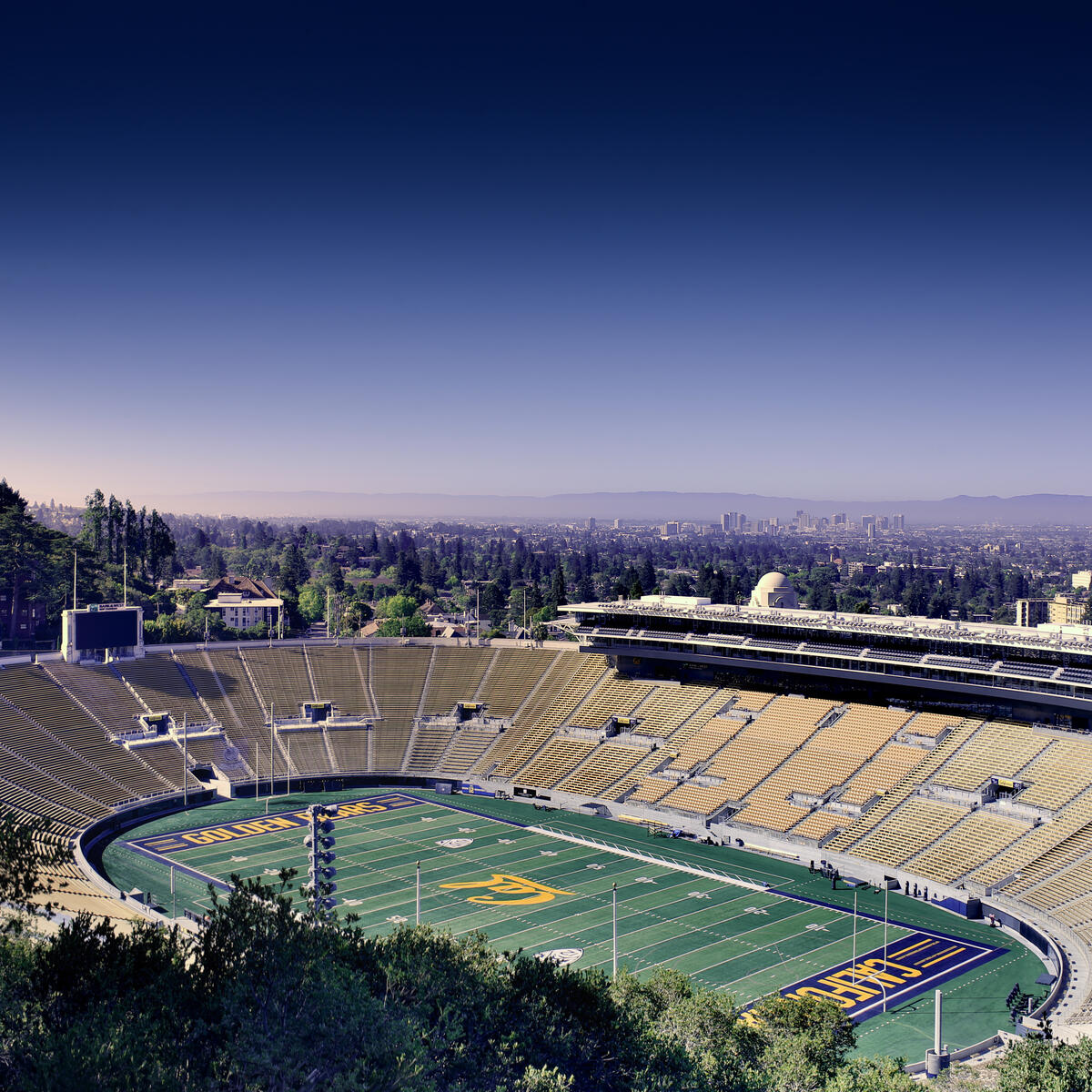 Memorial Stadium Sunrise decorative